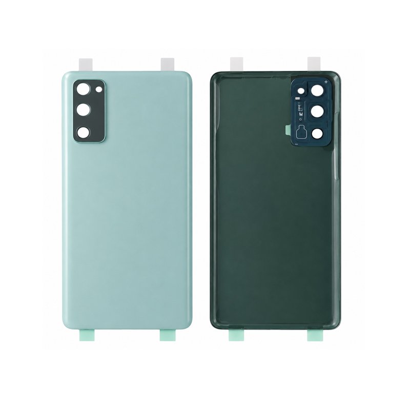 Back Door Panel Housing with Camera Lens Compatible with Samsung Galaxy S20FE White